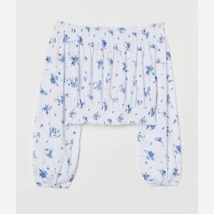 HM -Off The Shoulder Floral Top